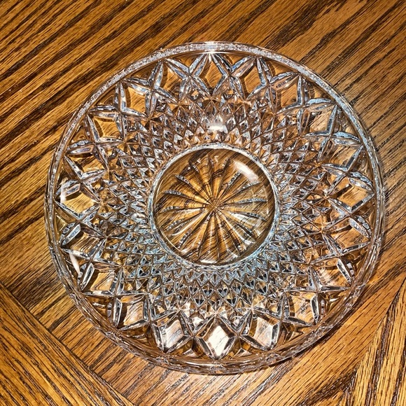 Vintage Bohemia Crystal Lead Crystal Over 24% PbO 2 Cups with 2 Saucers - Picture 8 of 15